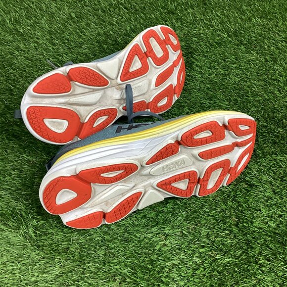 Hoka One One Blue Athletic Sneaker Shoe 9.5D - Picture 11 of 13